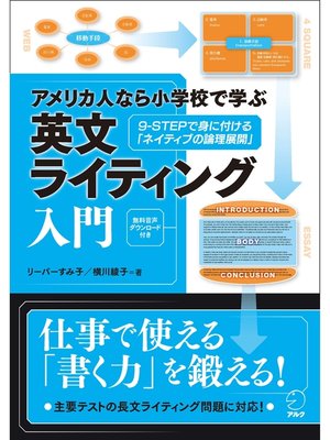 cover image of アメリカ人なら小学校で学ぶ 英文ライティング入門